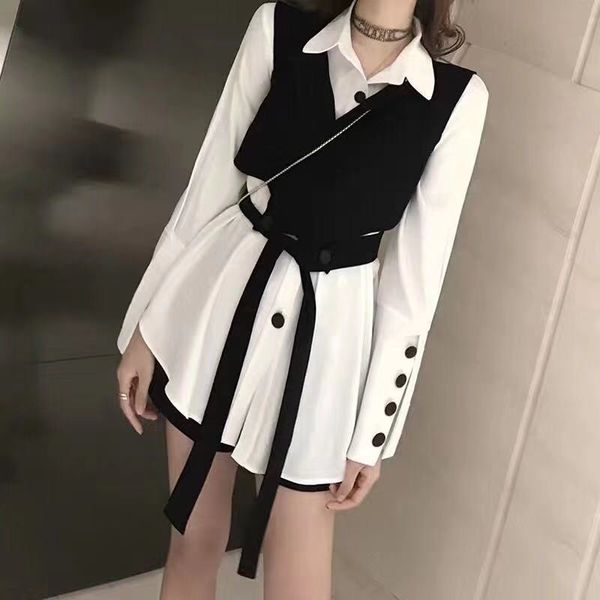 fashion two piece sets lantern long sleeve white shirts lace up short vest womens shirts set 2021 spring clothing
fashion two piece sets lantern long sleeve white shirts lace up short vest womens shirts set 2021 spring clothing
