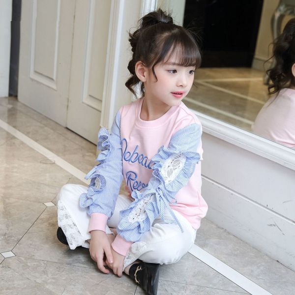 sweater girls' fashion 2021 new korean zhongda spring autumn foreign style t-shirt children's bottom coat, Blue
sweater girls' fashion 2021 new korean zhongda spring autumn foreign style t-shirt children's bottom coat, Blue
