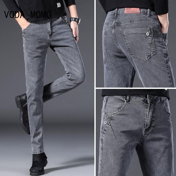 men's jeans men slim fit skinny denim designer elastic straight stretch trousers yong jean pants plus velvet, Blue
men's jeans men slim fit skinny denim designer elastic straight stretch trousers yong jean pants plus velvet, Blue