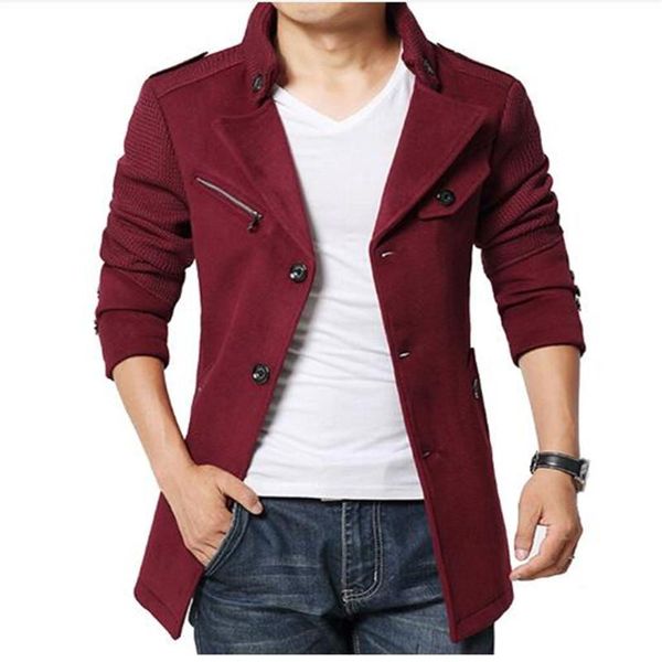 men's trench coats 2021 autumn design woolen coat men fashion badges patchwork slim fit outerwear mens warm winter overcoat, Tan;black
men's trench coats 2021 autumn design woolen coat men fashion badges patchwork slim fit outerwear mens warm winter overcoat, Tan;black