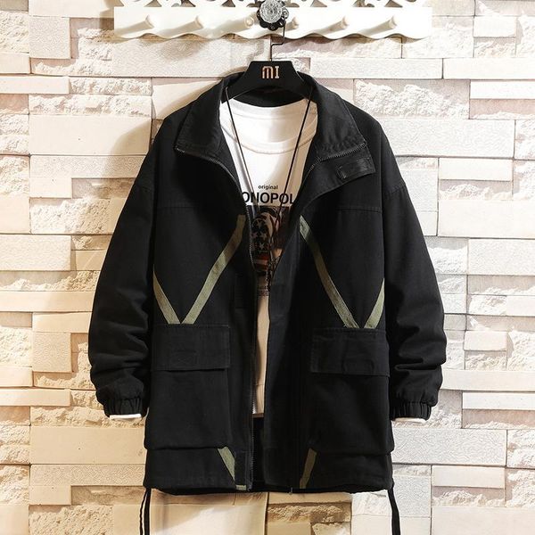 men's jackets cargo jacket men autumn streetwear fashion japanese harajuku windbreaker plus size multi-pocket coat tooling clothing, Black;brown
men's jackets cargo jacket men autumn streetwear fashion japanese harajuku windbreaker plus size multi-pocket coat tooling clothing, Black;brown