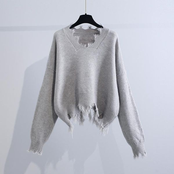 women's sweaters short solid knitted women sweater pullovers autumn winter 2021 v-neck tassel female pulls outwear, White;black
women's sweaters short solid knitted women sweater pullovers autumn winter 2021 v-neck tassel female pulls outwear, White;black