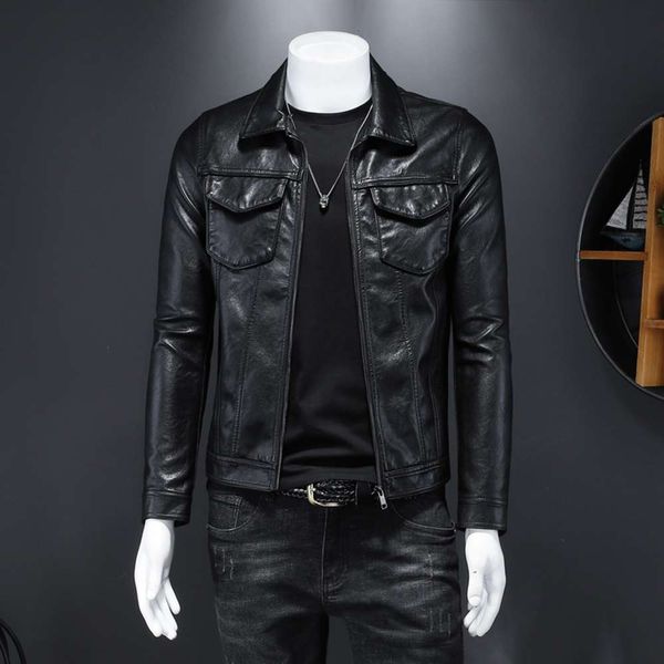 work locomotive jacket fashion coat men's slim fit korean leather clothes for men recommendwinter, Black;brown
work locomotive jacket fashion coat men's slim fit korean leather clothes for men recommendwinter, Black;brown
