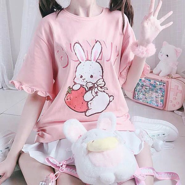 women's t-shirt harajuku cute hip hop cartoon tshirt streetwear half sleeve kawaii printed tees casual loose t shirts, White
women's t-shirt harajuku cute hip hop cartoon tshirt streetwear half sleeve kawaii printed tees casual loose t shirts, White