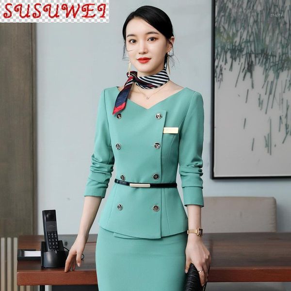 autumn and winter work clothes women's suit skirt two-piece temperament ladies jacket slim professional wear female two piece dress, White
autumn and winter work clothes women's suit skirt two-piece temperament ladies jacket slim professional wear female two piece dress, White