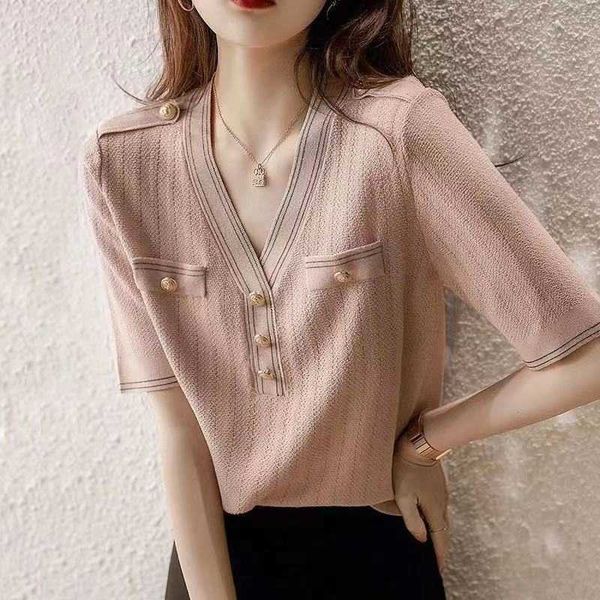summer korean fashion knitted t-shirts for women vintage satin short sleeves oversized office lady shirts 210531, White
summer korean fashion knitted t-shirts for women vintage satin short sleeves oversized office lady shirts 210531, White