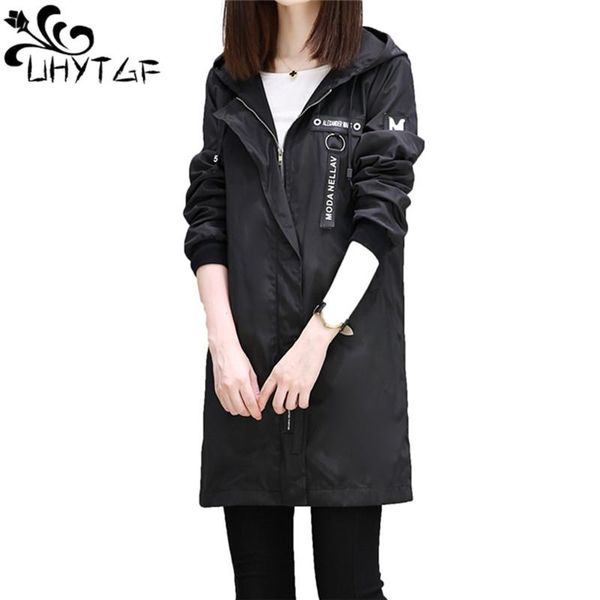 women's trench coats uhytgf women basic coat spring autumn female hooded wild baseball ladies splicing plus size x274, Tan;black
women's trench coats uhytgf women basic coat spring autumn female hooded wild baseball ladies splicing plus size x274, Tan;black