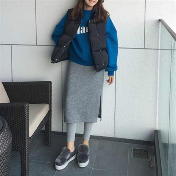 2 pcs warm fleece womens legging long skirt vintage slim fit thin hip dress pant sets spring winter solid color, Black
2 pcs warm fleece womens legging long skirt vintage slim fit thin hip dress pant sets spring winter solid color, Black