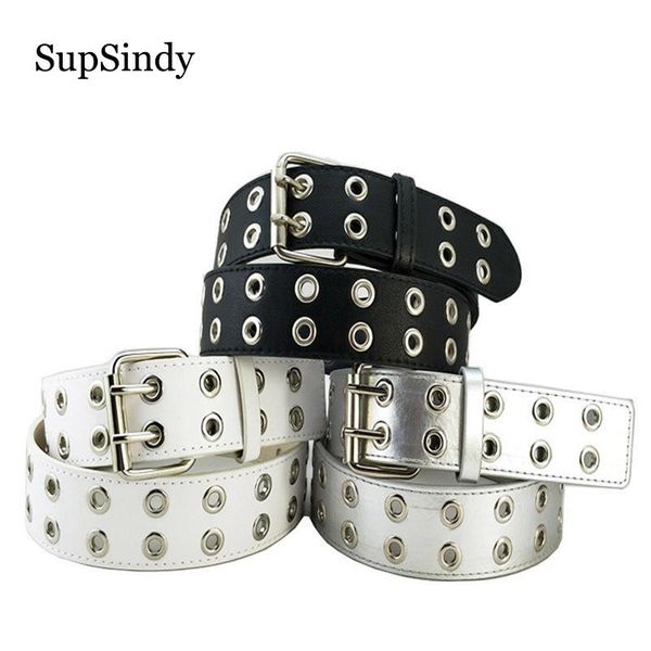 belts supsindy men&women leather belt metal double pin buckle pu waistband punk rock motorcycle hip hop jeans male strap, Black;brown
belts supsindy men&women leather belt metal double pin buckle pu waistband punk rock motorcycle hip hop jeans male strap, Black;brown
