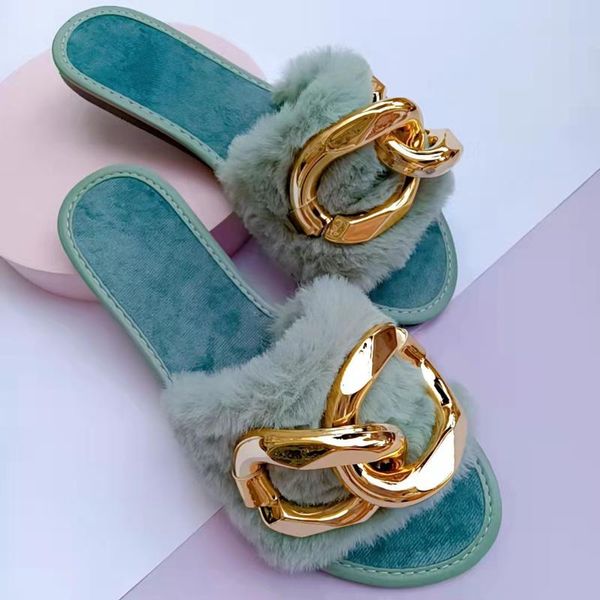 slippers female shoes ladies' fur flip flops rivet low 2021 plush soft flat hoof heels rubber fabric pu basic metal decoration, Black
slippers female shoes ladies' fur flip flops rivet low 2021 plush soft flat hoof heels rubber fabric pu basic metal decoration, Black