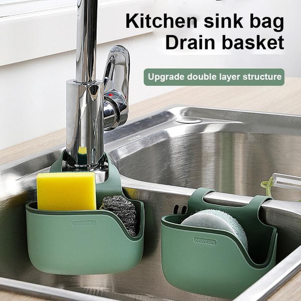 storage baskets 1pc kitchen sink drain basket hanging bag adjustable buckle faucet rack washing vegetables dish
storage baskets 1pc kitchen sink drain basket hanging bag adjustable buckle faucet rack washing vegetables dish