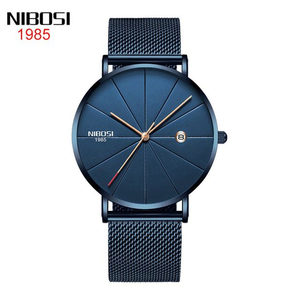 9 style new nibosi men and women fashion lovers net with casual quartz watch, Slivery;brown
9 style new nibosi men and women fashion lovers net with casual quartz watch, Slivery;brown