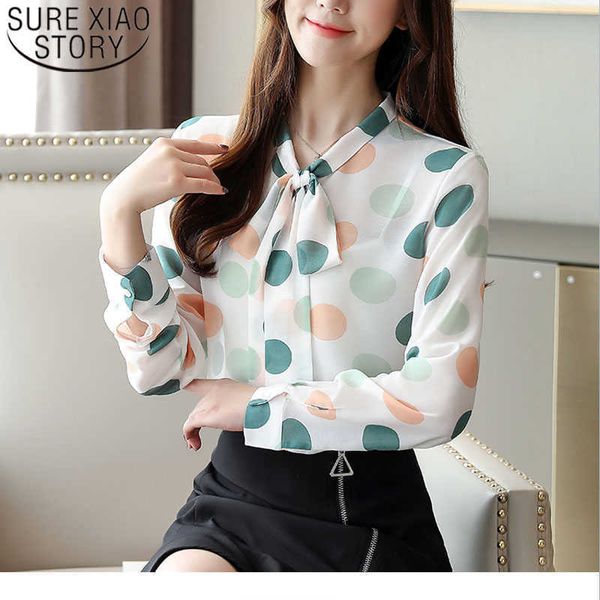 fashion long sleeve polka dot women blouse et chemisier femme casual loose chiffon cardigan women shirt 7187 50 210528, White
fashion long sleeve polka dot women blouse et chemisier femme casual loose chiffon cardigan women shirt 7187 50 210528, White