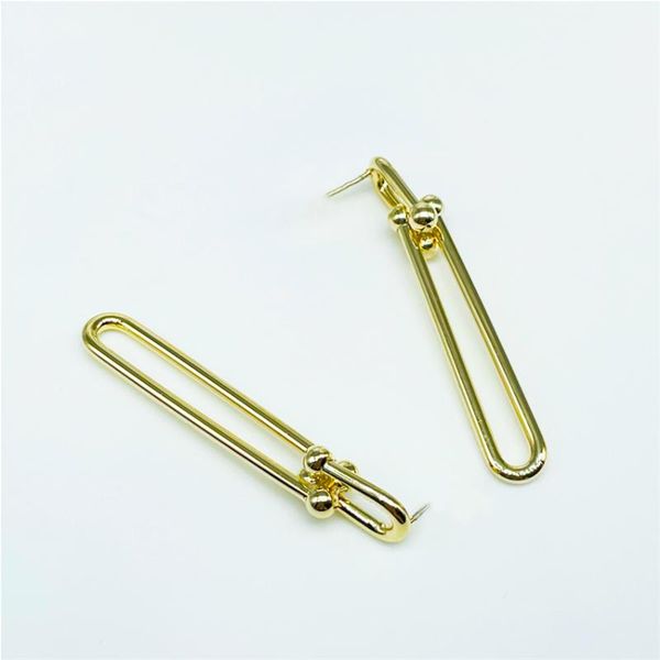 stud 925 sterling silver long u-shaped earrings women's tff personality jewelry girlfriend birthday gift, Golden;silver
stud 925 sterling silver long u-shaped earrings women's tff personality jewelry girlfriend birthday gift, Golden;silver