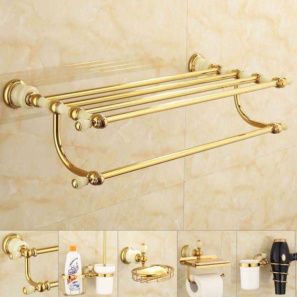 bath accessory set bathroom hardware gold brass & jade towel /tissue rack toilet brush holder corner glass shelf soap basket basin faucet
bath accessory set bathroom hardware gold brass & jade towel /tissue rack toilet brush holder corner glass shelf soap basket basin faucet