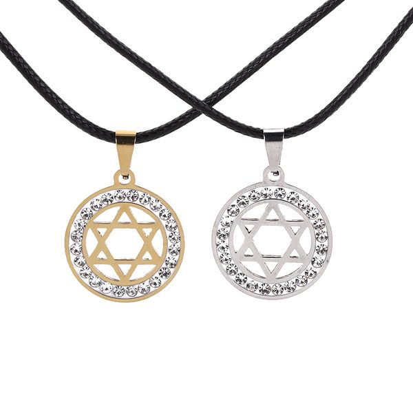 10pc stainless steel jewelry crystal charm star of david necklace pendant jewish magen david hexagram necklace for men women gifts, Silver
10pc stainless steel jewelry crystal charm star of david necklace pendant jewish magen david hexagram necklace for men women gifts, Silver