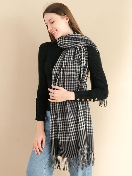 scarves winter scarf for women shawls wrap fashion plaid warm thick cashmere lady female bandana/sf1255, Blue;gray
scarves winter scarf for women shawls wrap fashion plaid warm thick cashmere lady female bandana/sf1255, Blue;gray