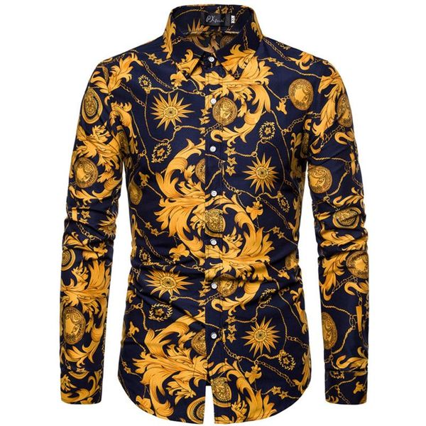 men's casual shirts long sleeve square collar printed shirt cardigan camisas de hombre man, White;black
men's casual shirts long sleeve square collar printed shirt cardigan camisas de hombre man, White;black