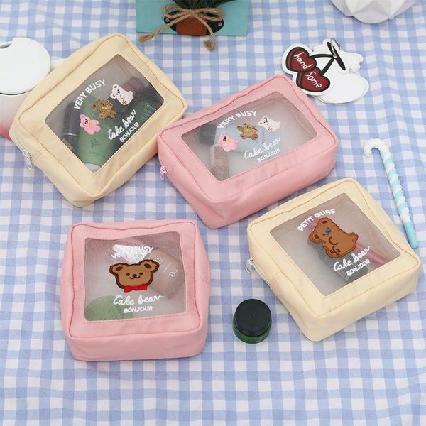 cosmetic bags & cases women travel makeup bag toiletry case coin purse storage pouch organizer