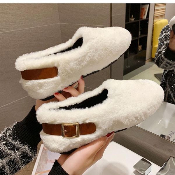 slippers women slipper shoes warm outdoor anti-slip winter house ladies fur simple shoe, Black
slippers women slipper shoes warm outdoor anti-slip winter house ladies fur simple shoe, Black