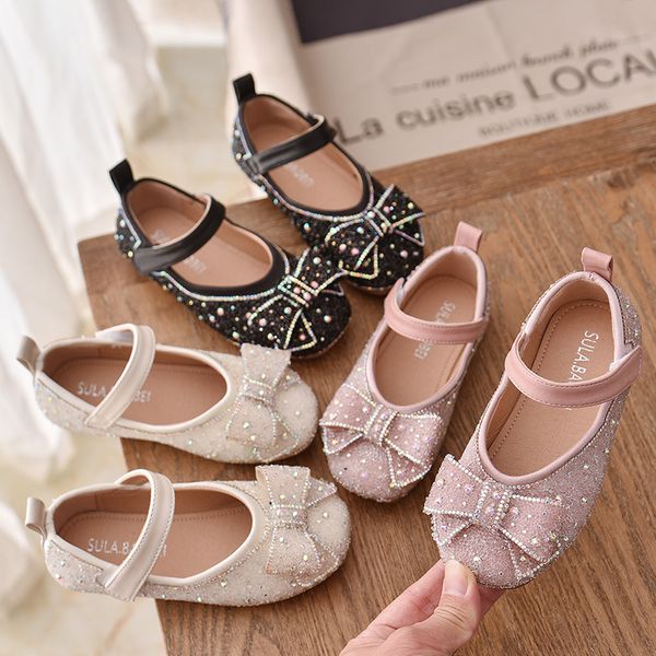 Kids Dress Shoes Bling Glitter Leather Shoes for Wedding Party Girls Crystal Shoes Children Flats Princess Sweet Bow-knot Spring, Pink
Kids Dress Shoes Bling Glitter Leather Shoes for Wedding Party Girls Crystal Shoes Children Flats Princess Sweet Bow-knot Spring, Pink