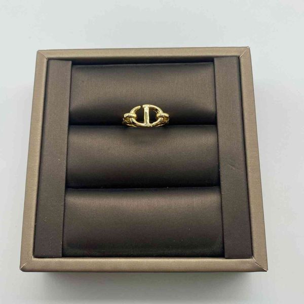 designers luxury fashion d home / dijia cd letter pig nose hollow out ring, Red;brown
designers luxury fashion d home / dijia cd letter pig nose hollow out ring, Red;brown