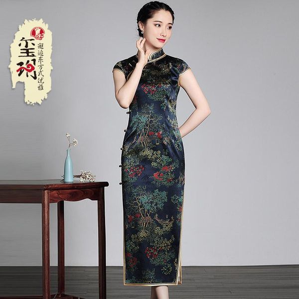 ethnic clothing mid length cheongsam in spring and summer improves daily silk, silk satin, slim elegant chinese dress lady, Red
ethnic clothing mid length cheongsam in spring and summer improves daily silk, silk satin, slim elegant chinese dress lady, Red