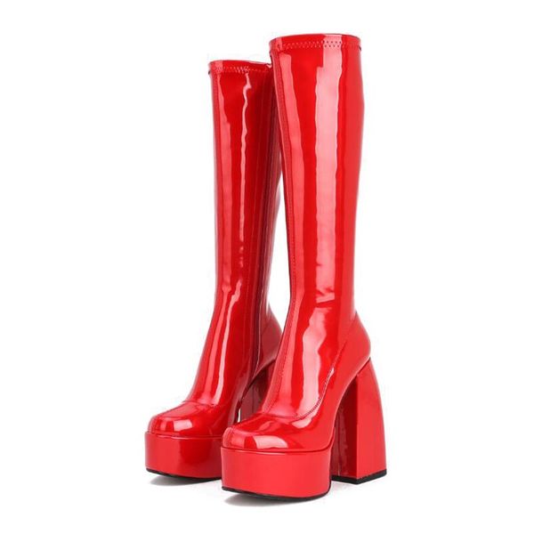 boots qulaity women stretch high heels platform black red dress party wedding shoes autumn winter knee 34-40
boots qulaity women stretch high heels platform black red dress party wedding shoes autumn winter knee 34-40