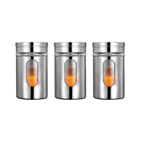 storage bottles & jars 100ml stainless steel seasoning box rotatable adjustable glass condiment bottle pepper spice shaker
storage bottles & jars 100ml stainless steel seasoning box rotatable adjustable glass condiment bottle pepper spice shaker