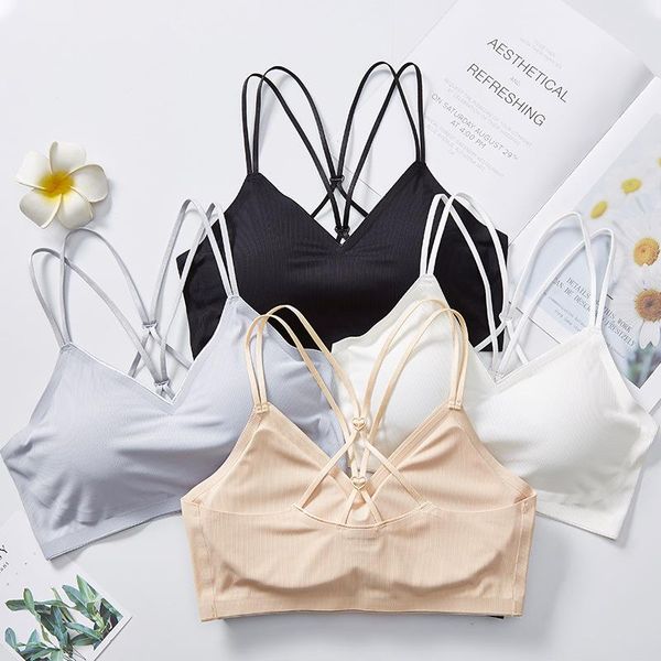 yoga outfit ice silk women seamless gym underwear bralette sport bra running wireless brassiere cross back intimates lingerie girls
yoga outfit ice silk women seamless gym underwear bralette sport bra running wireless brassiere cross back intimates lingerie girls