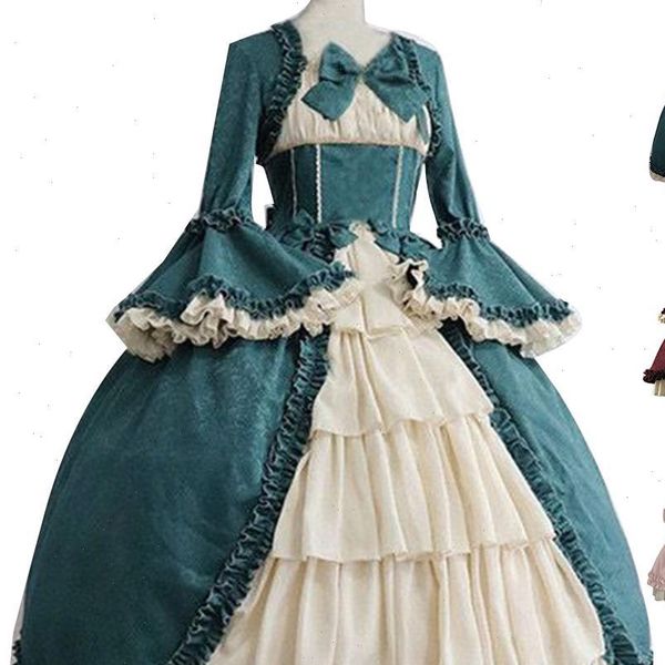 medieval retro gothiced court dress royal lady ball dress square neck tight waist bowknot women elegant costume vestido ropa muj, Black;gray
medieval retro gothiced court dress royal lady ball dress square neck tight waist bowknot women elegant costume vestido ropa muj, Black;gray