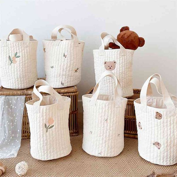botique baby bags cute embroidery diaper bag fashion cart storage cotton mommy bag 210922
botique baby bags cute embroidery diaper bag fashion cart storage cotton mommy bag 210922
