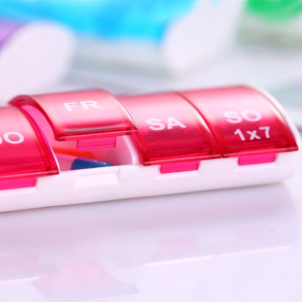 7 days weekly pill organizer tablet pill storage box plastic medicine box splitters sn-hot
7 days weekly pill organizer tablet pill storage box plastic medicine box splitters sn-hot