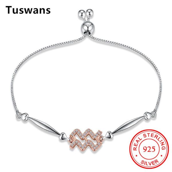charm bracelets aquarius 100% real 925 sterling silver 12 constellation bracelet with zircon woman fashion fine jewelery gifts, Golden;silver
charm bracelets aquarius 100% real 925 sterling silver 12 constellation bracelet with zircon woman fashion fine jewelery gifts, Golden;silver