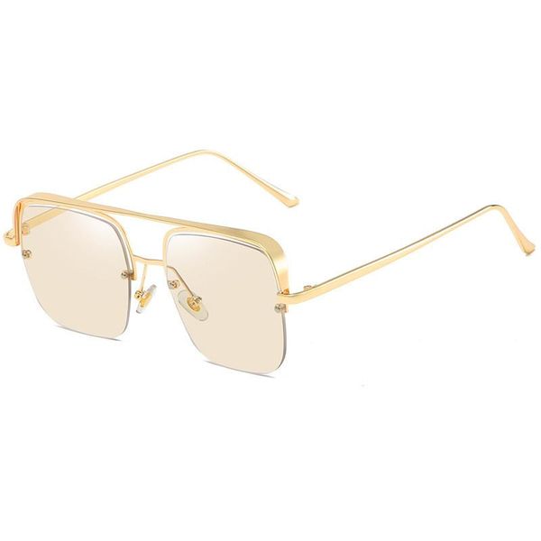 outdoor eyewear men's and women's glasses frame metal retro double beam fashion trend square sunglasses
outdoor eyewear men's and women's glasses frame metal retro double beam fashion trend square sunglasses