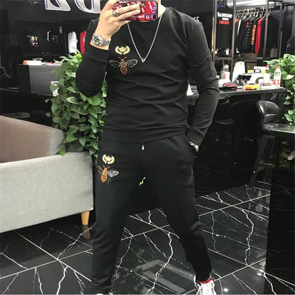men's tracksuits fine athletic sweatshirt, exquisite suit with fine casual bills. taqs, Gray
men's tracksuits fine athletic sweatshirt, exquisite suit with fine casual bills. taqs, Gray