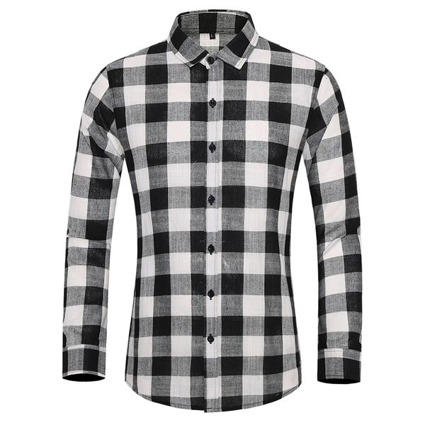 2021 plus size 5xl 6xl 7xl men's large plaid casual long-sleeved autumn new fashion shirt male brand clothes 7asq, White;black
2021 plus size 5xl 6xl 7xl men's large plaid casual long-sleeved autumn new fashion shirt male brand clothes 7asq, White;black