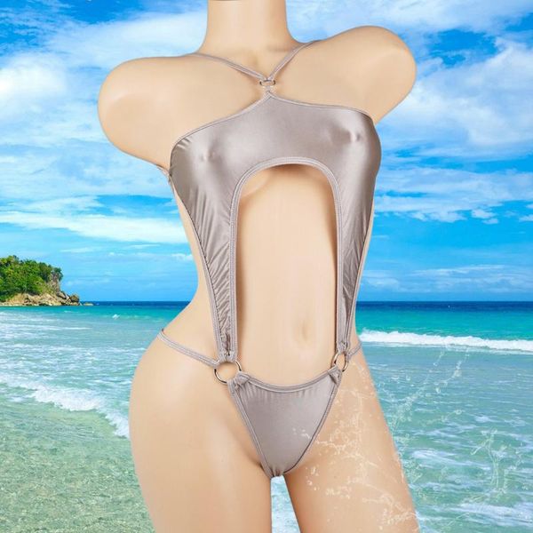 women's swimwear bikinis micro one piece t-back high cut bodysuit swimsuit hollow out shiny bodycon monokini thong bikini bathing suit, White;black
women's swimwear bikinis micro one piece t-back high cut bodysuit swimsuit hollow out shiny bodycon monokini thong bikini bathing suit, White;black