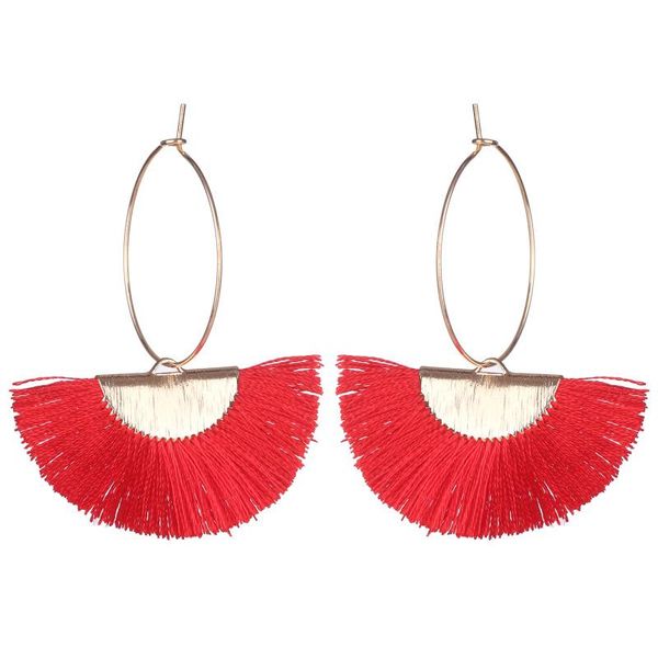 hoop & huggie minimalist bohemian fan fringe tassel semicircle drop earrings for women luxury, Golden;silver
hoop & huggie minimalist bohemian fan fringe tassel semicircle drop earrings for women luxury, Golden;silver