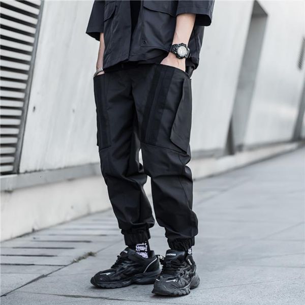 joggers streetwear patchwork pockets women pant cargo man harajuku trousers hip hop tactical function techwear, Black
joggers streetwear patchwork pockets women pant cargo man harajuku trousers hip hop tactical function techwear, Black