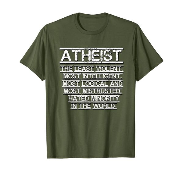 Atheist Most Intelligent Secular Free-thinker Humanist T-Shirt, Mainly pictures 
Atheist Most Intelligent Secular Free-thinker Humanist T-Shirt, Mainly pictures