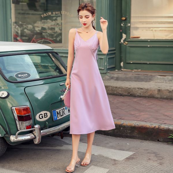new arrival fashion party beach women sweet temperament office lady spaghetti strap fresh elegant a-line dress 2eim, White;black
new arrival fashion party beach women sweet temperament office lady spaghetti strap fresh elegant a-line dress 2eim, White;black