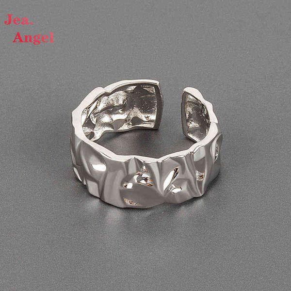 jea.angel 925 silver retro fold concave convex wide face adjustable ring for women party personality irregular jewelry ornaments g1125, Slivery;golden
jea.angel 925 silver retro fold concave convex wide face adjustable ring for women party personality irregular jewelry ornaments g1125, Slivery;golden