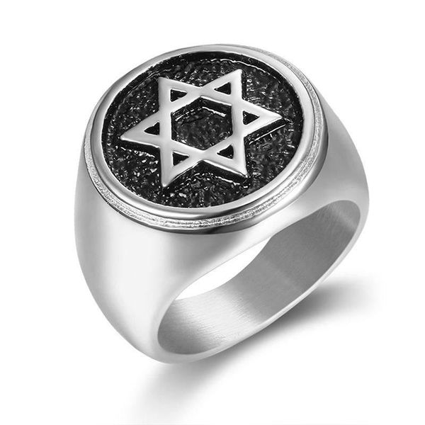 cluster rings simple retro hexagram star of david ring for men boy stainless steel gold silver color finger punk male jewelry, Golden;silver
cluster rings simple retro hexagram star of david ring for men boy stainless steel gold silver color finger punk male jewelry, Golden;silver