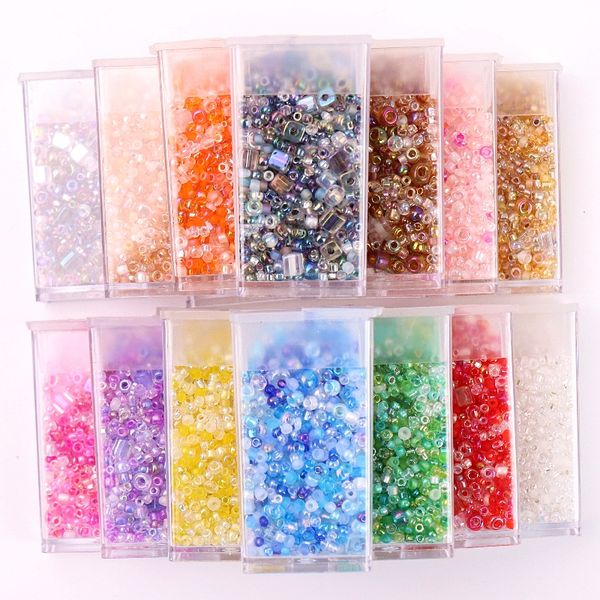 1 box mix colors glass seed beads multi size czech spacer round square glass bead for jewelry making necklace charms accessories
1 box mix colors glass seed beads multi size czech spacer round square glass bead for jewelry making necklace charms accessories