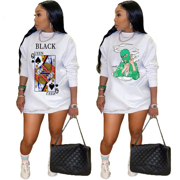 2021 new poker spades q cartoon print long sleeve round neck loose mini es for women winter undefined fashion casual streetwear 0rwg, Black;gray
2021 new poker spades q cartoon print long sleeve round neck loose mini es for women winter undefined fashion casual streetwear 0rwg, Black;gray