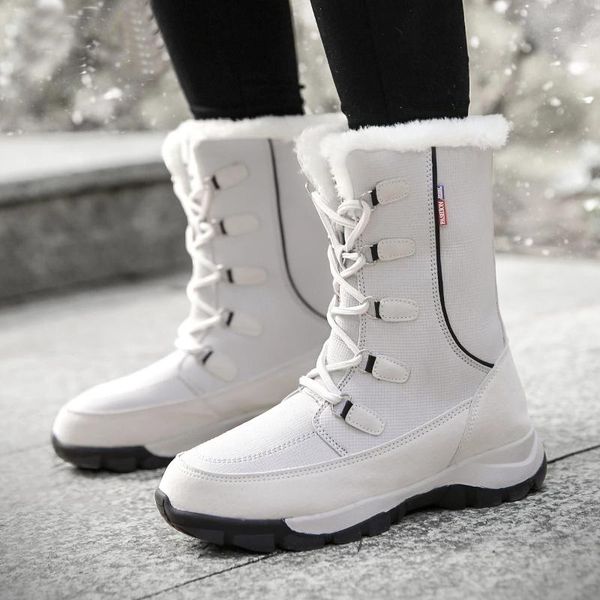 boots women split leather waterproof shoes brand fashion mid-calf snow black warm winter platform size 35-42
boots women split leather waterproof shoes brand fashion mid-calf snow black warm winter platform size 35-42