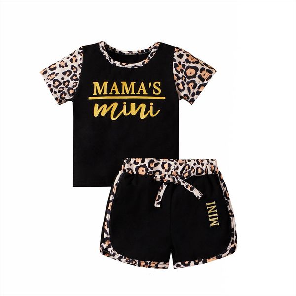 2pcs baby girls summer leoaprd outfits, mama letter print short sleeve shorts set infant kis, White
2pcs baby girls summer leoaprd outfits, mama letter print short sleeve shorts set infant kis, White