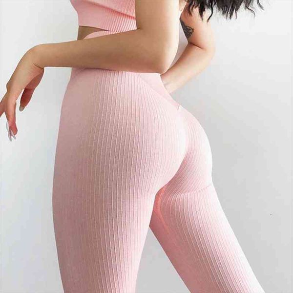 stripe seamless fitness solid women legging high waist push up gym workout pants elasticity, Black
stripe seamless fitness solid women legging high waist push up gym workout pants elasticity, Black
