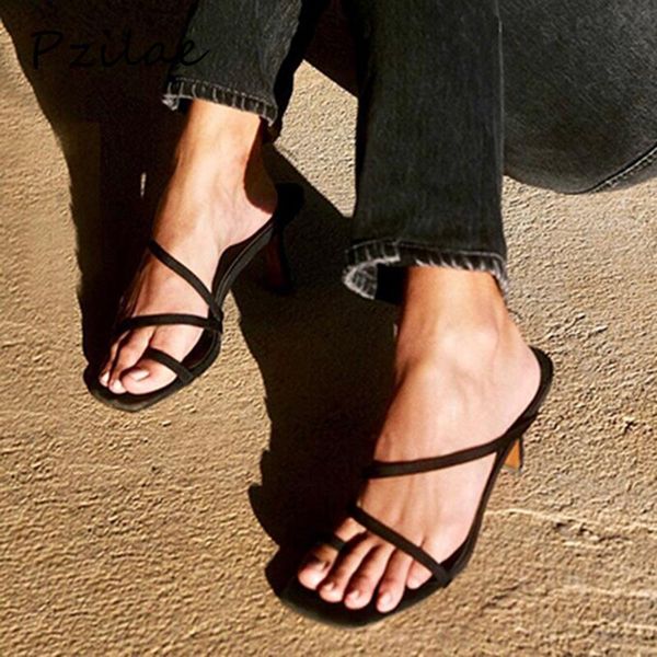 slippers pzilae 2021 women outdoor summer high heel sandals slip on open toe flip flops slides narrow band ladies shoes, Black
slippers pzilae 2021 women outdoor summer high heel sandals slip on open toe flip flops slides narrow band ladies shoes, Black